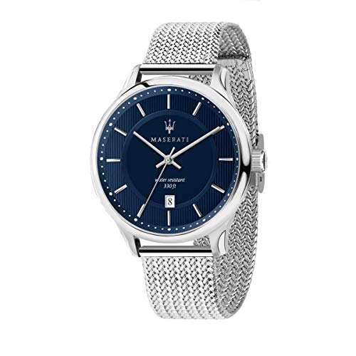 腕時計 マセラティ イタリア Maserati Men's R8853136002 Gentleman Analog Display Quartz Silver Watch