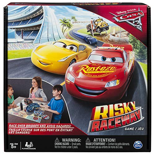 ボードゲーム 英語 アメリカ Spin Master Games - Cars 3 - Risky Raceway - Board Game