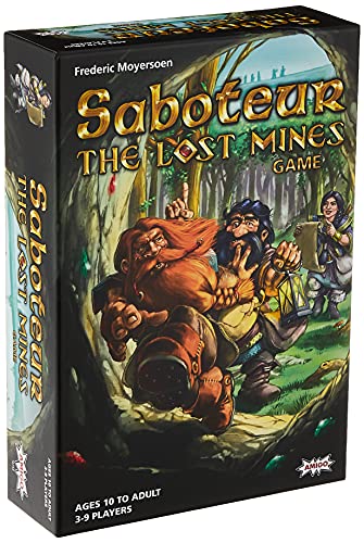 ボードゲーム 英語 アメリカ Saboteur: The Lost Mines Board Game ? Secret-role, Semi-cooperative,