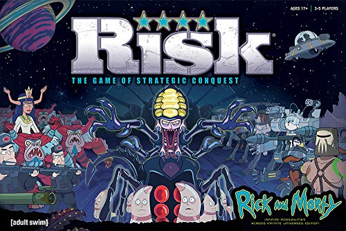 ボードゲーム 英語 アメリカ USAopoly, Inc. Risk Rick and Morty Risk Game Based on The Popular Adu