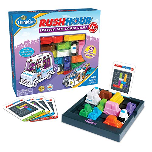 ボードゲーム 英語 アメリカ ThinkFun Rush Hour Junior Traffic Jam Logic Game and STEM Toy for Boys