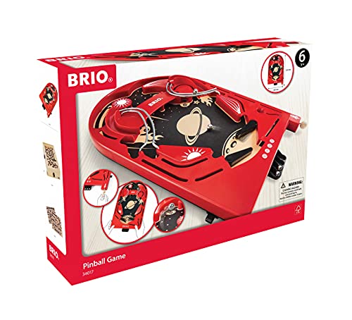ボードゲーム 英語 アメリカ Brio 34017 Pinball Game A Classic Vintage, Arcade Style Tabletop Game