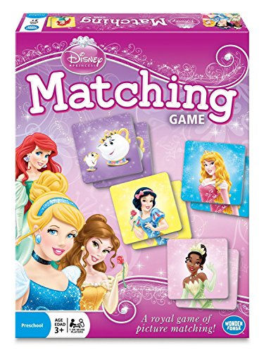 ボードゲーム 英語 アメリカ Disney Princess Matching Game by Wonder Forge For Boys & Girls Age 3