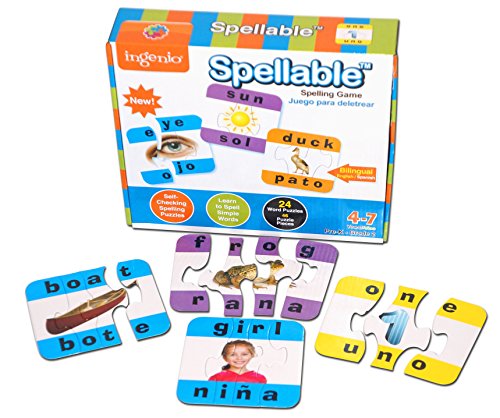 ボードゲーム 英語 アメリカ Ingenio Spellable Bilingual Spelling Game