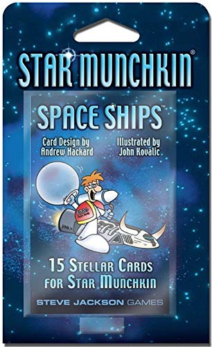 ボードゲーム 英語 アメリカ Steve Jackson Games Star Munchkin Space Ships Booster Pk Blue