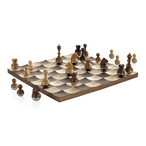 ボードゲーム 英語 アメリカ Umbra Wobble Chess Set