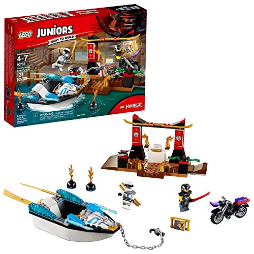 レゴ ニンジャゴー LEGO Juniors/4+ Zane's Ninja Boat Pursuit 10755 Building Kit (131 Piece)