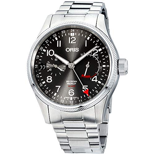 腕時計 オリス メンズ Oris Big Crown ProPilot Grey Dial Stainless Steel Men's Watch 11477464063MB