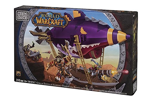 メガブロック メガコンストラックス 組み立て Mega Bloks World of Warcraft Goblin Zeppelin