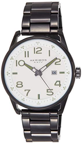 腕時計 アクリボスXXIV メンズ Akribos XXIV Men's Quartz Casual Watch - Arabic Numerals and Date Wind