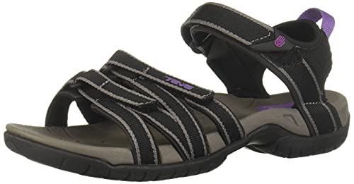 海外正規品 並行輸入品 アメリカ直輸入 Teva Women's Tirra Sandal,Black/Grey,9 M US