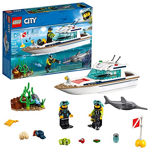 レゴ シティ LEGO City Great Vehicles Diving Yacht 60221 Building Kit (148 Pieces)