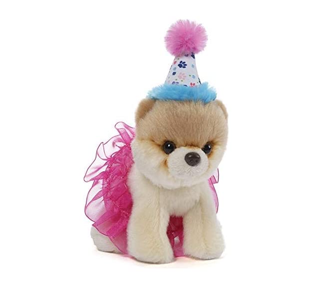 GUND ガンド ぬいぐるみ 人形 BOO 世界で一番かわいい子犬ブー バースディチュチュ No.27 約13cm ポメ