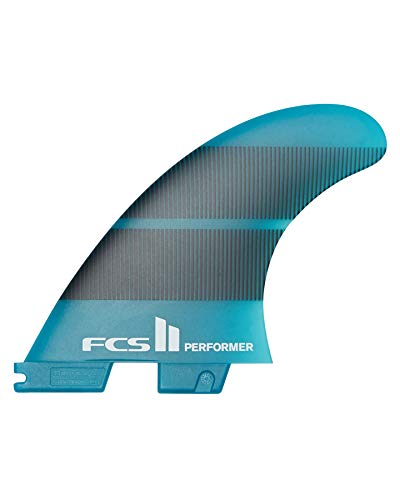 サーフィン フィン マリンスポーツ FCS II Performer Neo Glass Tri Fin Set - Blue Gradient - Small