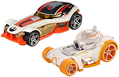 ホットウィール マテル ミニカー Hot Wheels Star Wars Character Car 2-Pack BB-8 & Poe Dameron