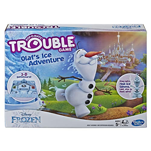 アナと雪の女王 アナ雪 ディズニープリンセス Hasbro Gaming Trouble Game Olaf's Ice Adventure
