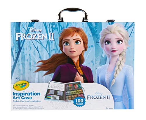 アナと雪の女王 アナ雪 ディズニープリンセス Crayola Frozen 2 Inspiration Art Case, 100 Art