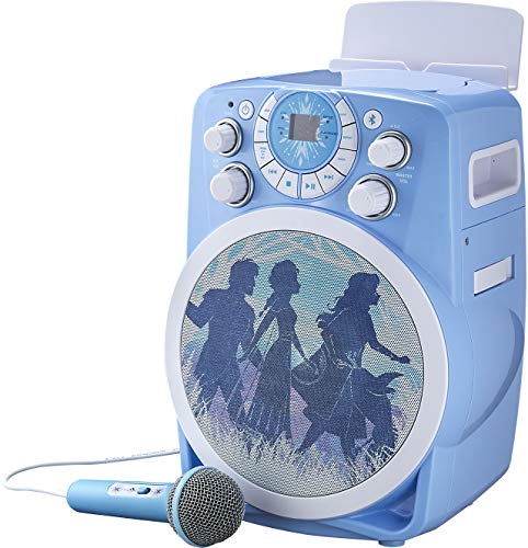 アナと雪の女王 アナ雪 ディズニープリンセス eKids Frozen 2 Bluetooth CDG Karaoke Machine wi