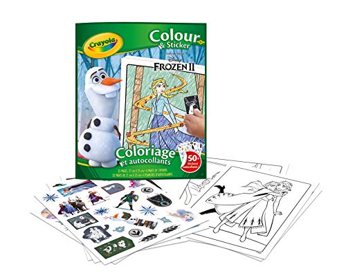アナと雪の女王 アナ雪 ディズニープリンセス Crayola Frozen 2 Coloring Pages & Sticker Book,