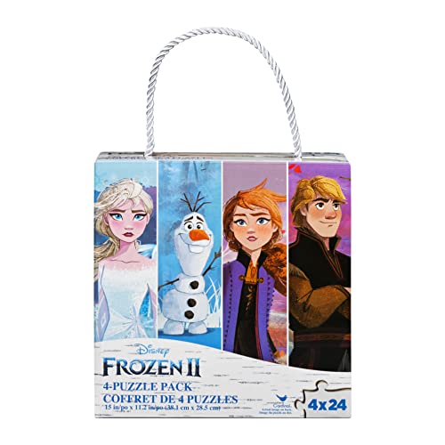 アナと雪の女王 アナ雪 ディズニープリンセス Spin Master Disney Frozen 2 4-Pack of Jigsaw Pu