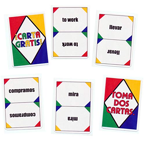 海外カードゲーム 英語 アメリカ Verbo & trade Spanish Card Game Present Tense -AR Verbs