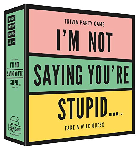 海外カードゲーム 英語 アメリカ Hygge Games I'm Not Saying You're Stupid Trivia Party Game, 5.7 x