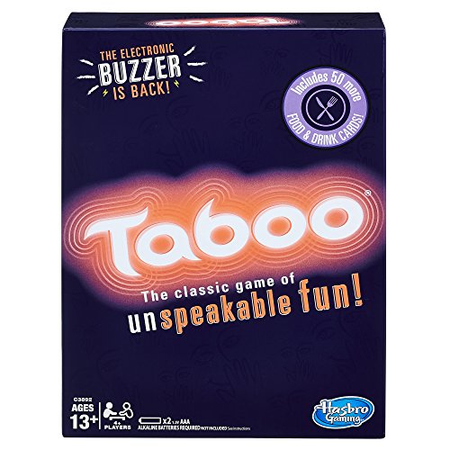 海外カードゲーム 英語 アメリカ Hasbro Gaming Taboo Party Board Game With Buzzer for Kids Ages 13