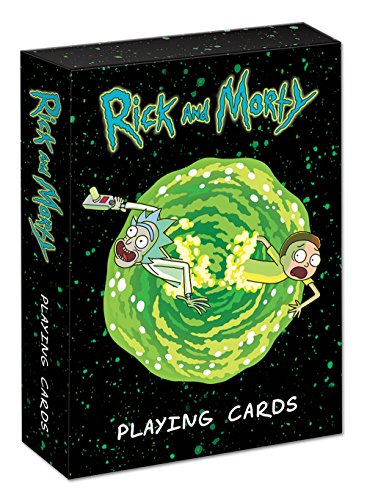 海外カードゲーム 英語 アメリカ USAOPOLY Playing Cards: Rick & Morty Cards, Multicolor