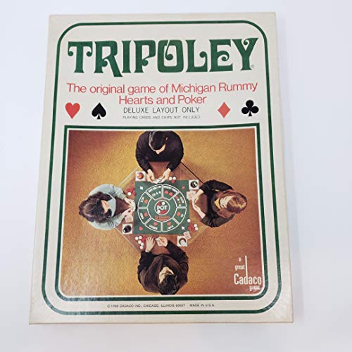 海外カードゲーム 英語 アメリカ Tripoley: The 1969 Original game of Michigan rummy, Hearts and Po