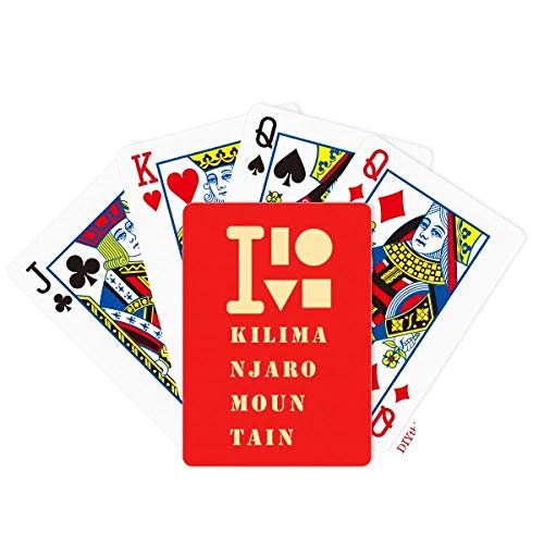 海外カードゲーム 英語 アメリカ Kilimanjaro Mountain Poker Playing Card Tabletop Board Game