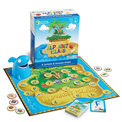 ボードゲーム 英語 アメリカ Learning Resources Alphabet Island, Letter & Sounds Game, Language Deve