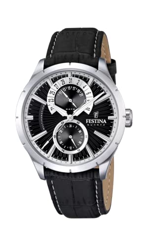 腕時計 フェスティナ フェスティーナ Festina Men's Analogue Quartz Watch 32002456, Black/Black,