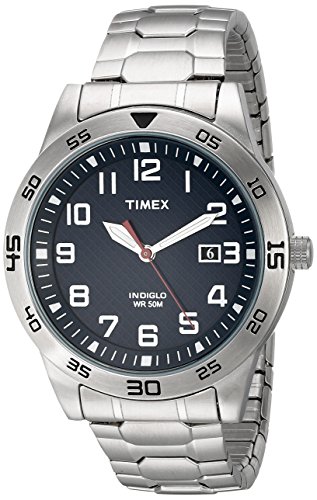 腕時計 タイメックス メンズ Timex Men's TW2P615009J Main Street Sport Silver-Tone Bracelet Watch