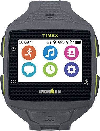 腕時計 タイメックス メンズ Timex TW5K89000F5 Ironman One GPS Watch, Full Size, Gray/Lime Green