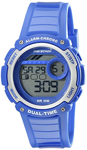 腕時計 タイメックス メンズ Timex Unisex TW5K85000M6 Marathon Digital Display Quartz Blue Watch