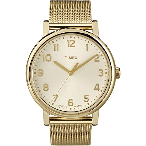 腕時計 タイメックス レディース Timex Women's Originals 38mm Watch ? Champagne Dial with Gold-T