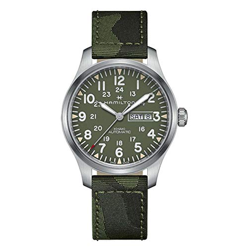 腕時計 ハミルトン メンズ Hamilton Khaki Field Automatic Green Dial Mens Watch H70535061