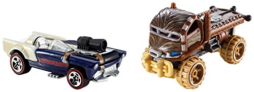 ホットウィール マテル ミニカー Hot Wheels Star Wars Chewbacca and Han Solo Character Car (2-Pack