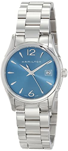 腕時計 ハミルトン レディース Hamilton Watch Jazzmaster Lady Swiss Quartz Watch 34mm Case, Blue Di