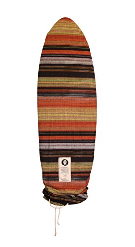 サーフィン ボードケース バックパック Open Road Goods Striped Orange Surfboard Bag/Surfboard S