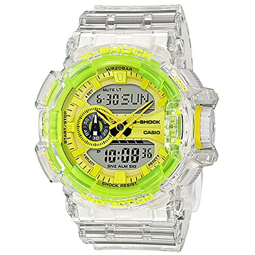 腕時計 カシオ メンズ Casio G-Shock GA400SK-1A9 Watch - Clear/Yellow