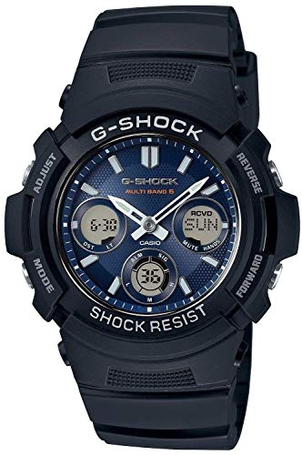 腕時計 カシオ メンズ CASIO (Casio) watch G-SHOCK (G shock) radio wave solar AWG-M100SB-2A Men's overs