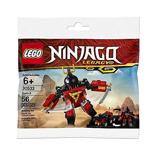 レゴ ニンジャゴー LEGO Ninjago Legacy Sam-X 30533 Building Kit (56 Pieces)