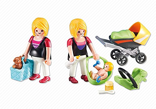 プレイモービル ブロック 組み立て Playmobil Add-On Series - Pregnant Mother with Baby