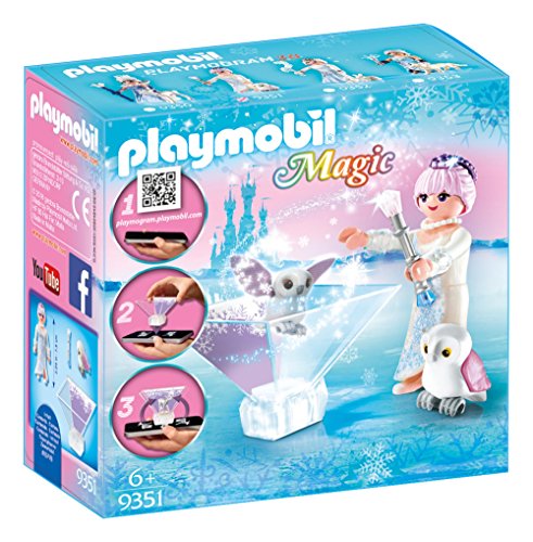 プレイモービル ブロック 組み立て Playmobil 9351 Magic Playmogram 3D Ice Flower Princess