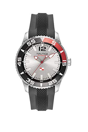 腕時計 ノーティカ メンズ Nautica Unisex Adult Quartz Watch with Silicone Strap NAPPBP904