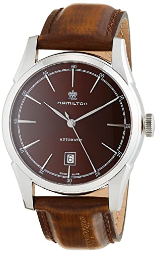 腕時計 ハミルトン メンズ Hamilton Spirit of Liberty Automatic Brown Dial Men's Watch H42415501
