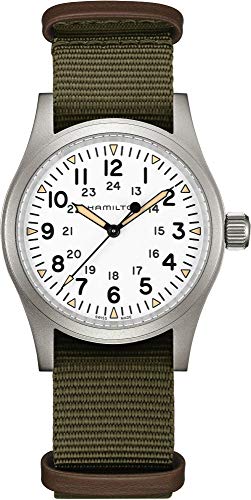 腕時計 ハミルトン メンズ Hamilton Khaki Field Mechanical White Dial Men's Watch H69439411