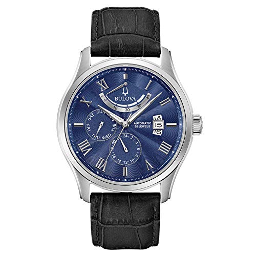 腕時計 ブローバ メンズ Bulova Men's Classic Wilton 26-Jewel Automatic Leather Strap Watch, 40 Hour P