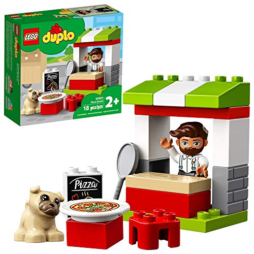 レゴ デュプロ LEGO DUPLO Town Pizza Stand 10927 Pretend Play Pizza Set for Toddlers, Learning Toy for Ki